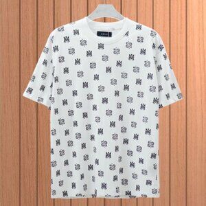 Men's Amiri Round Neck Printed Short Sleeve